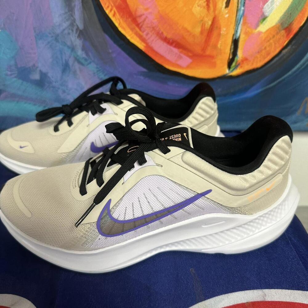 Nike Women's Multi and White Trainer